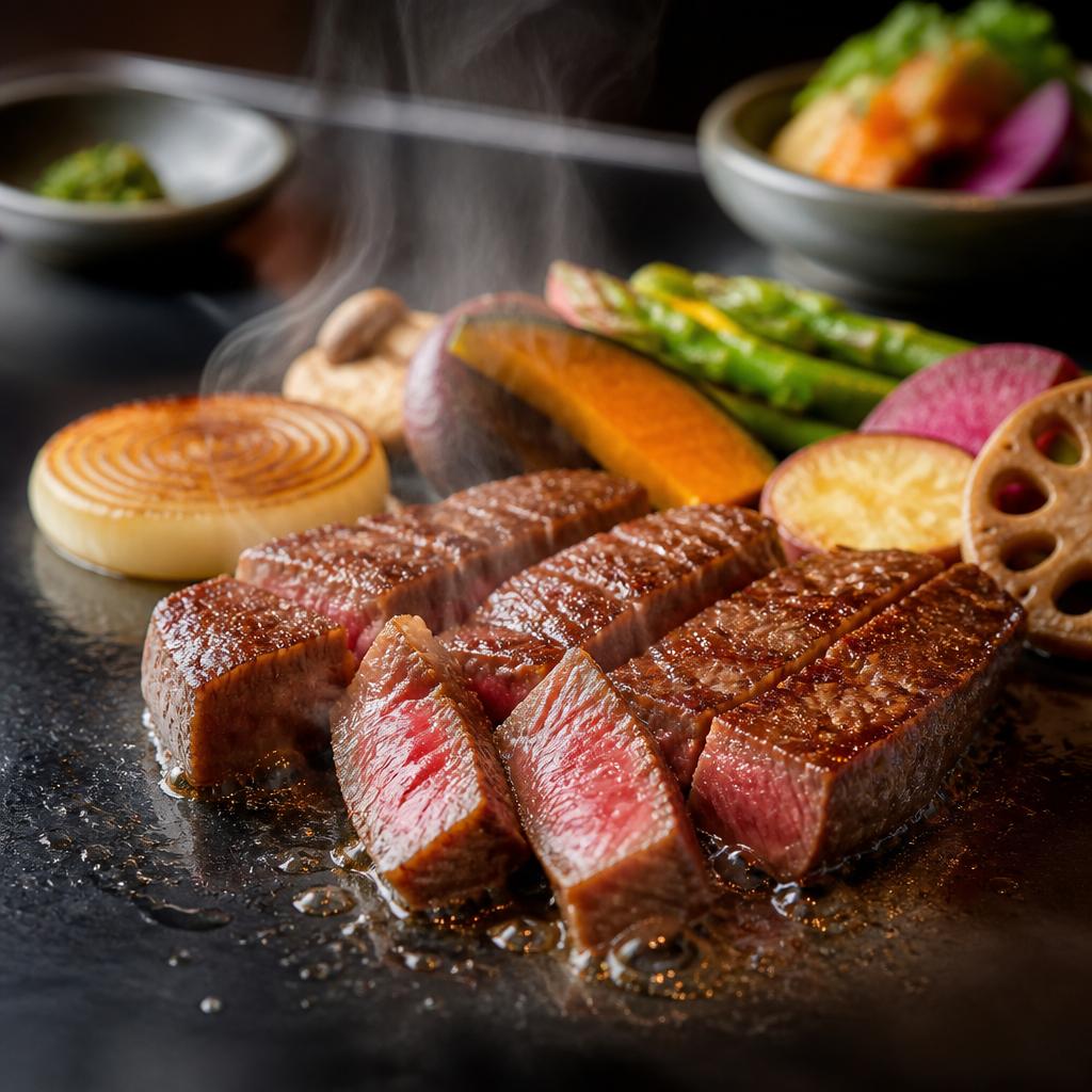 新鮮食材を使用した豪華なランチ